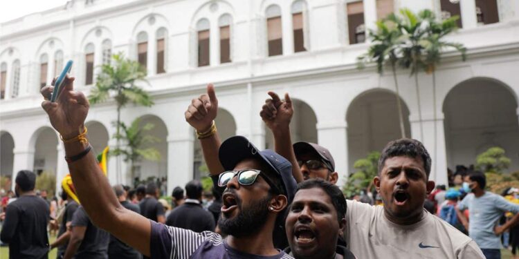 Sri Lanka. Protestas. Foto agencias.