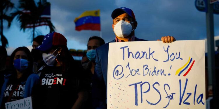 TPS Venezolanos. EEUU. Foto de archivo.