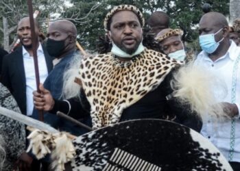 El príncipe Misuzulu Zulu, rey de los zulúes en Sudáfrica. Foto de archivo.