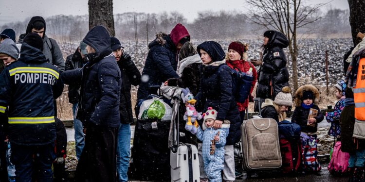 Los refugiados ucranianos. Foto agencias.