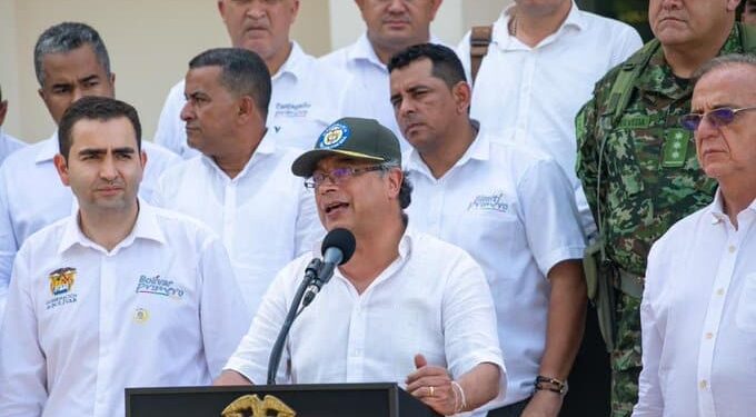 Presidente de Colombia, Gustavo Petro. Foto @elheraldoco