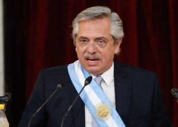 El presidente argentino, Alberto Fernández. EFE/ Juan Ignacio Roncoroni/archivo