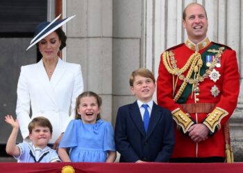 Príncipe Guillermo y familia. Foto: AFP