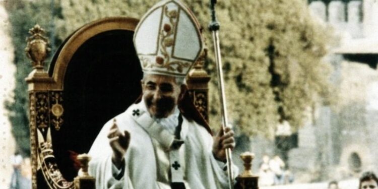 Albino Luciani, el papa Juan Pablo I, en 1978. Foto de archivo.