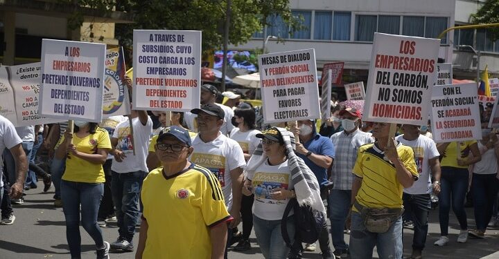 26-09-22. Cúcuta. marcha del 26 de septiembre programada por la oposición de Gustavo Petro en contra de la reforma tributaria (Pablo Castillo - La Opinión)