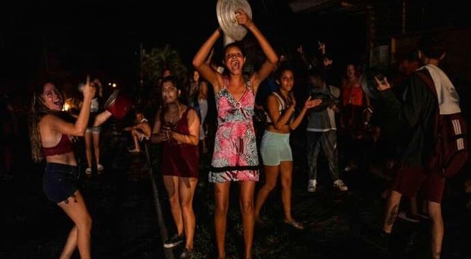 Cuba, protestas. Foto @raulmo3008