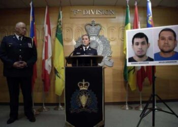 Damien Sanderson y Myles Sanderson, asesinato de 10 personas en Canadá. Foto agencias.