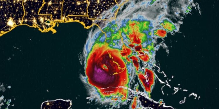El huracán Ian, Tampa. Foto agencias.