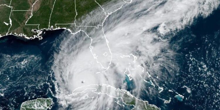 El huracán Ian. Florida EEUU. Foto de archivo.