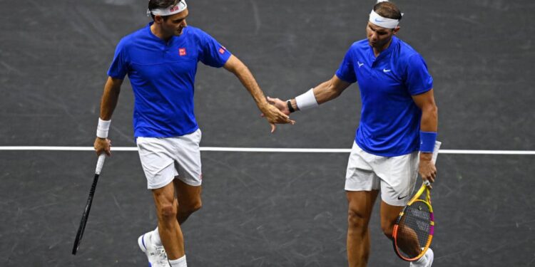 Federer y Nadal. Foto Yahoo Deportes
