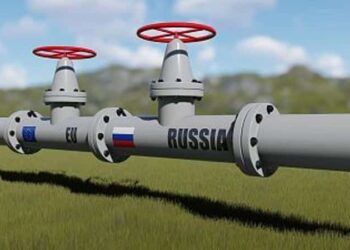 Gas Rusia. Foto de archivo.