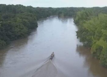 La isla Guardulio en Arauca. Foto captura de video.