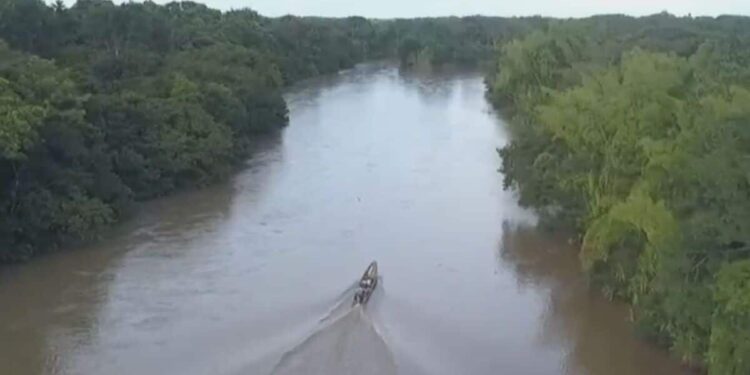 La isla Guardulio en Arauca. Foto captura de video.