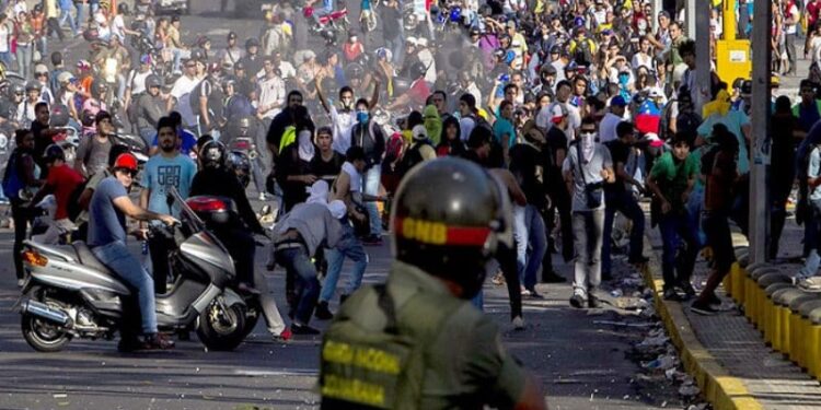 Protestas 2017 en Venezuela. Foto de archivo.
