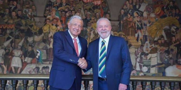 AMLO y Lula. Foto El Sol de México