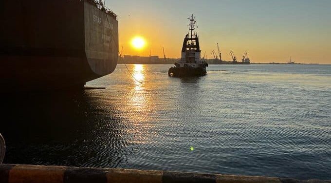 Barcos Ucraniano, cereal. Foto @OlKubrakov