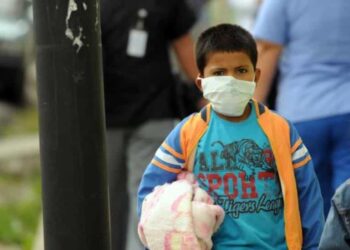Costa Rica. casos de virus respiratorio en niños. Foto EFE.