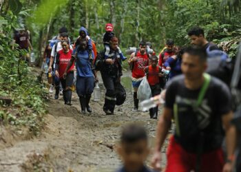 Darién, migrantes venezolanos. Foto EFE Mauricio Dueñas Castañeda