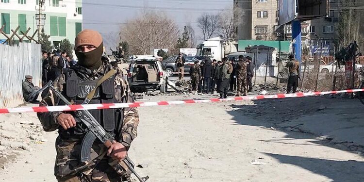 El atentado suicida de Afganistán. Foto agencias.