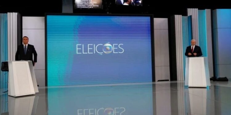 El estudio de Globo donde se realiza el debate. Foto REUTERS. Ricardo Moraes