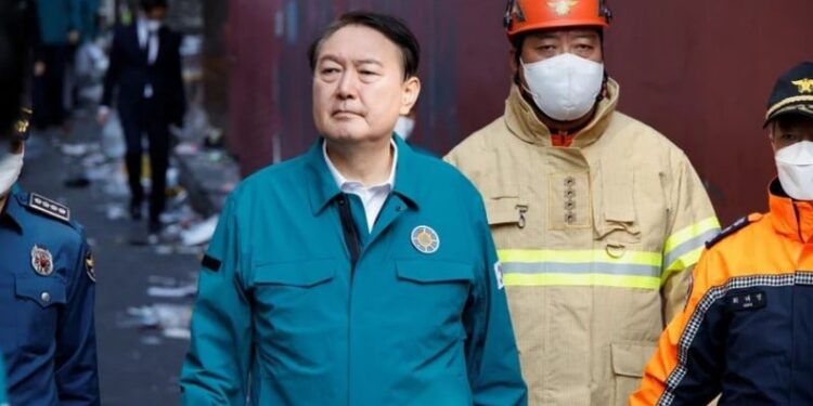 El presidente de Corea del Sur, Yoon Suk-yeol. Foto agencias.
