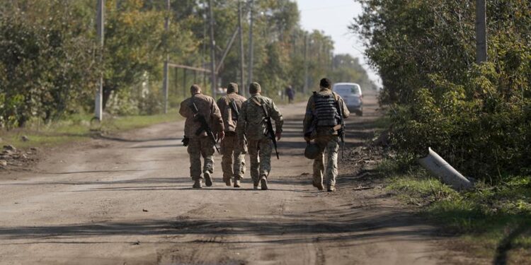 Entrenamiento militar Ucrania. Foto agencias.