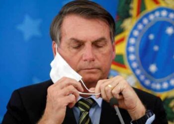 Jair Bolsonaro, durante la pandemia de la covid-19. Foto agencias.