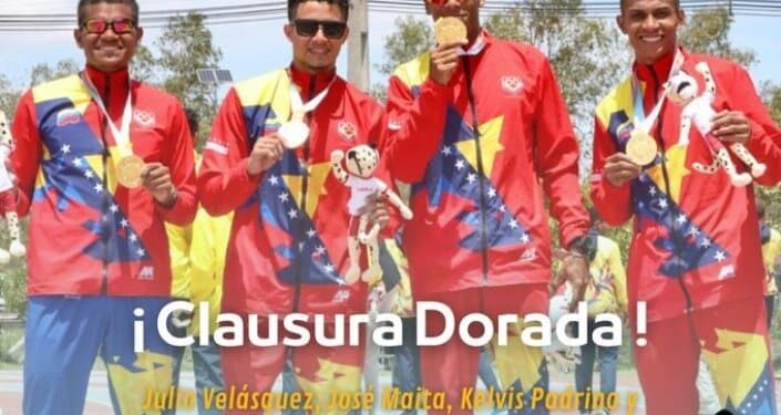 Juegos Suramericanos, Atletismo Venezuela. Foto @OfficialCOV