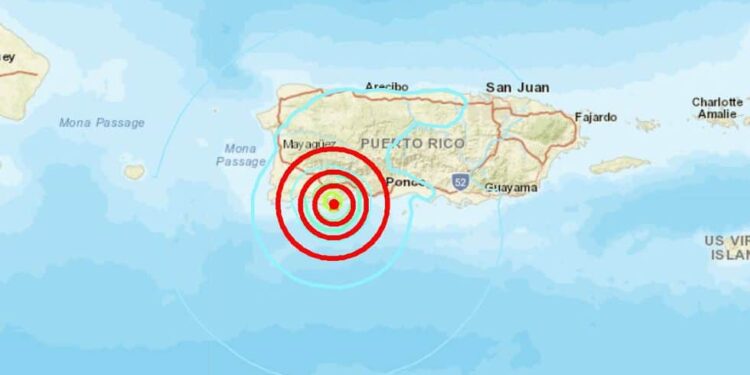 Puerto Rico, temblor. Imagen referencial.