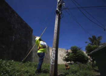 Puerto Rico,. Servicio eléctrico restituido. Foto agencias.