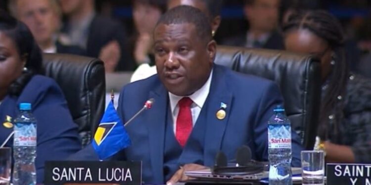 Santa Lucia. Asamblea ONU. Foto captura de video.