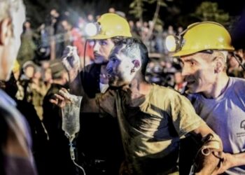 Turquía, mineros. Foto agencias.