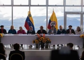 Diálogos de paz, Gobierno de Colombia y el ELN en Caracas. Foto Agencias.