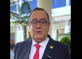 El presidente de Guatemala, Alejandro Giammattei. Foto captura de video.