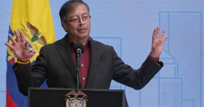Gustavo Petro, presidente de Colombia. Foto agencias.