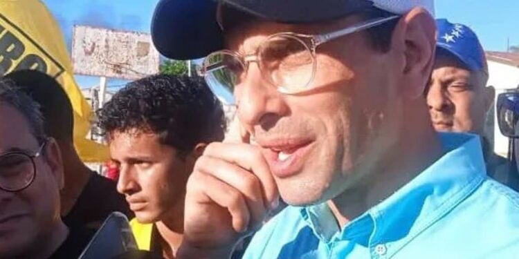 Henrique Capriles. Foto captura de video.