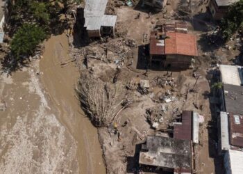 Inundaciones y deslaves en Venezuela. Foto de archivo.