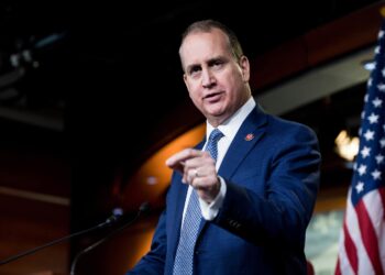 UNITED STATES - FEBRUARY 26: Rep. Mario Diaz-Balart, R-Fla., speaks about Cuba during the House Republicans weekly news conference on Wednesday, Feb. 26, 2020, in reaction to Bernie Sanders recent comments about Cuba. (Photo By Bill Clark/CQ Roll Call)