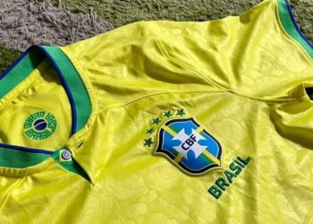 Camisa de la selección de Brasil Foto de archivo,
