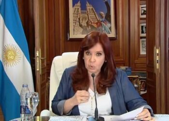 Cristina Kirchner. Foto captura de video.