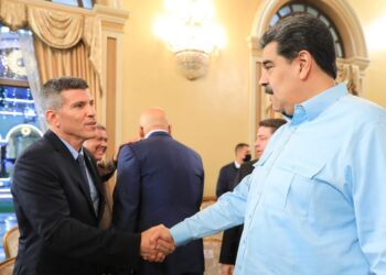 David Uzcátegui y Nicolás Maduro. Foto @PresidencialVen