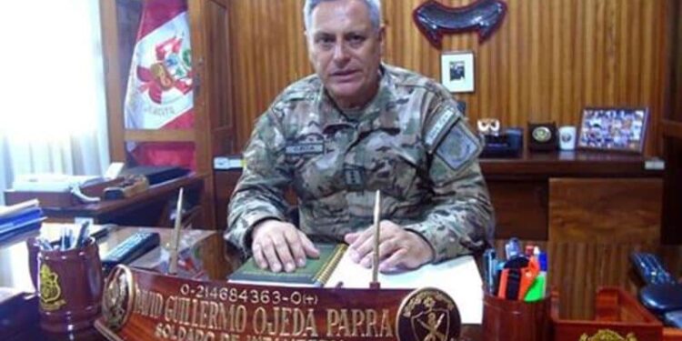 El general David Ojeda Parra como nuevo comandante general del Ejército de Perú. Foto de archivo.
