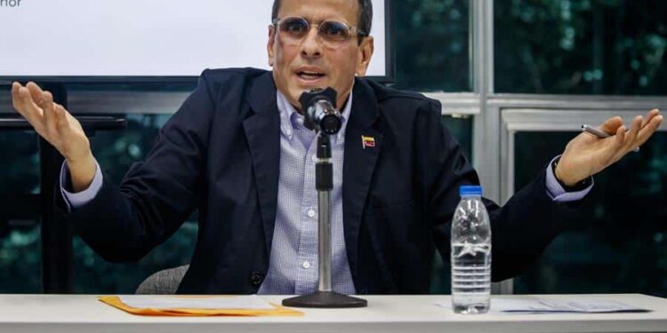 Henrique Capriles. Foto EFE