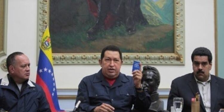 Hugo Chávez 2012. Foto de archivo.