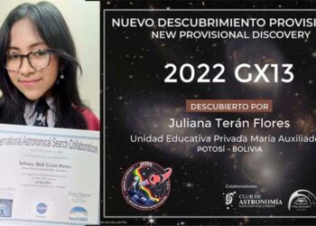 La boliviana Juliana Terán. Foto collage.