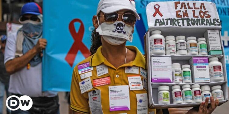 Pacientes VIH, Venezuela. Foto DW.