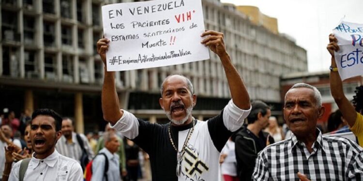 Pacientes VIH, Venezuela. Foto de archivo.