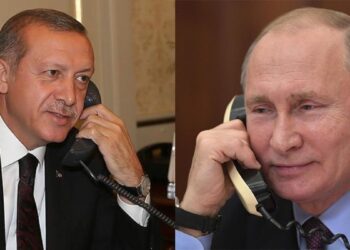 Recep Tayyip Erdogan y Vladímir Putin. Foto de archivo.