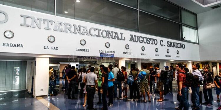 Aeropuerto internacional de Nicaragua. Foto de archivo.