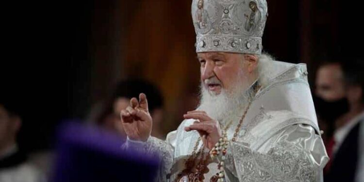 El patriarca ortodoxo ruso Kirill. Foto de archivo.